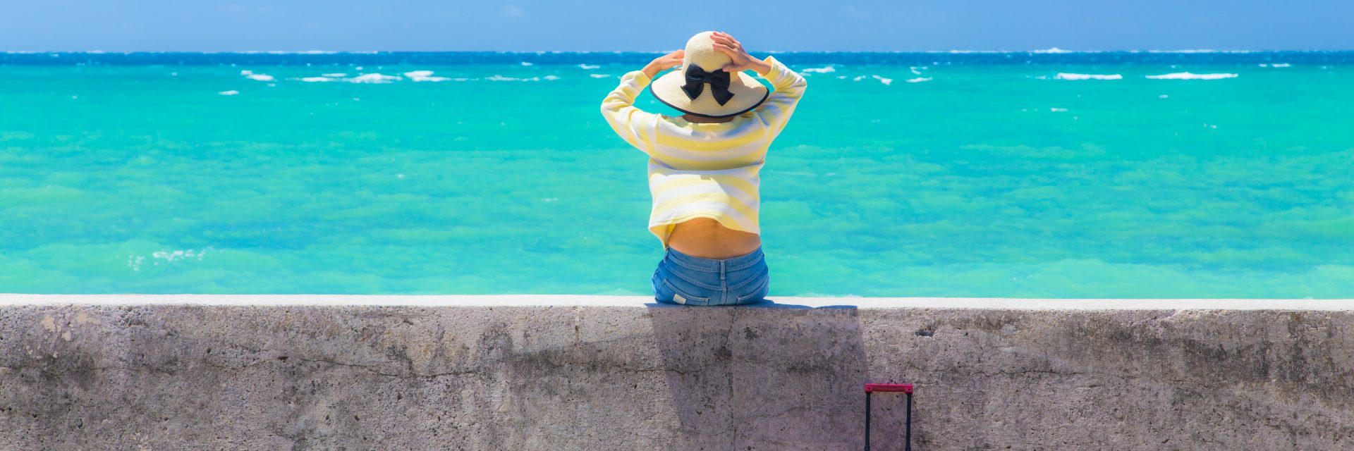 The woman who travels in Okinawa