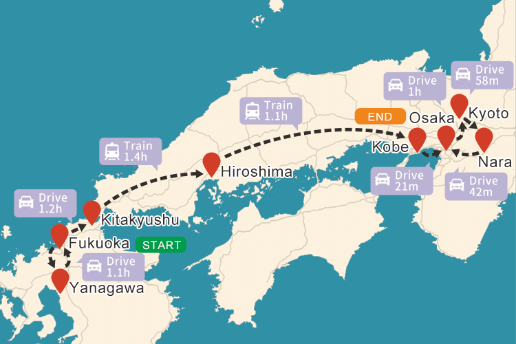 Japan Panoramic Tour with Hiroshima & Fukuoka_