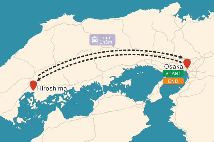 Hiroshima & Miyajima Tour from Osaka
