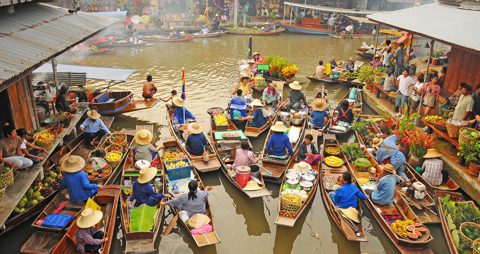 Damnoen Saduak Floating Market