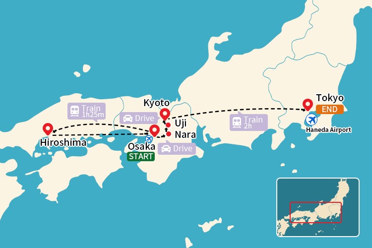 Japan Golden Route Discovery