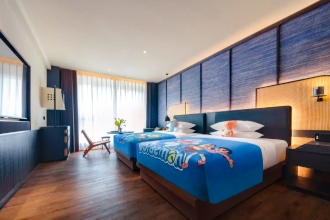 twin beds2-Lijiang Ancient City Kasion pugis Hotel