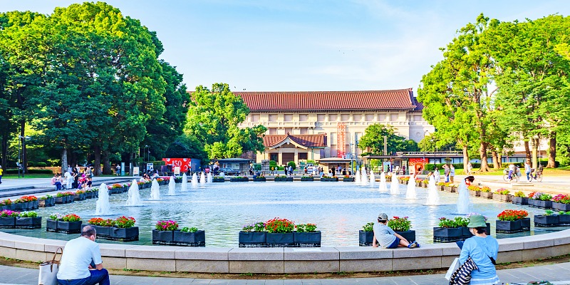 Main building of the Tokyo National Museum in Tokyo