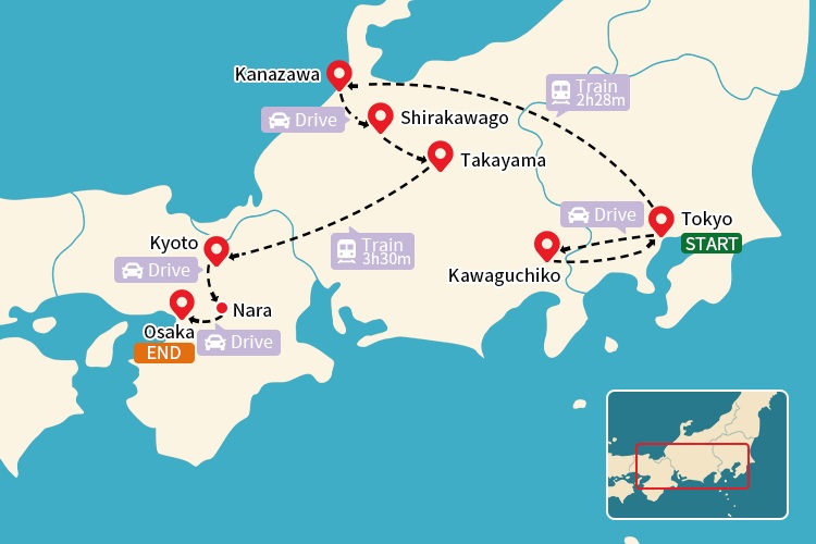Takayama Map