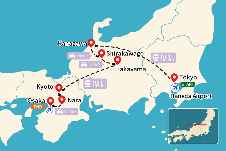 classic japan tour