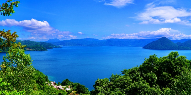 Lake Toya from Tsukiura Observatory