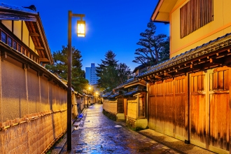 Kanazawa, Japan at the Samurai District