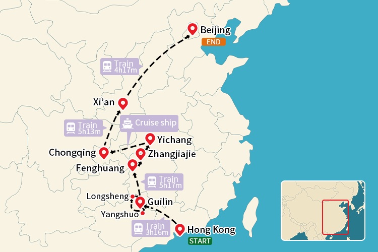 Magical China Map