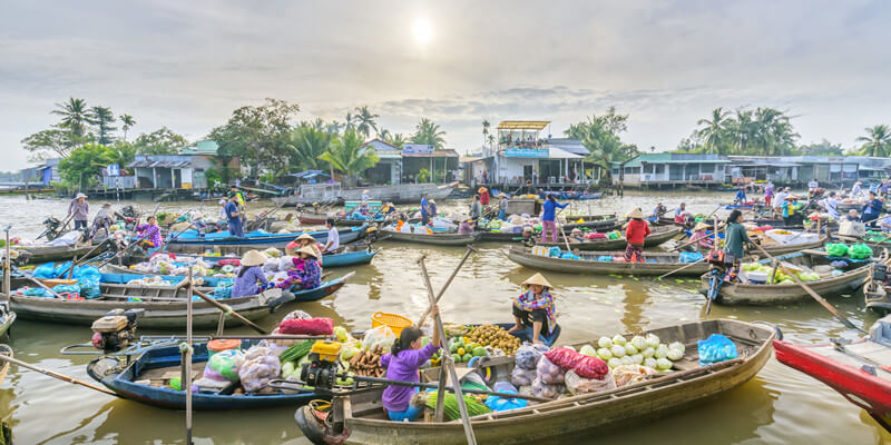 Cai Rang Floating Market