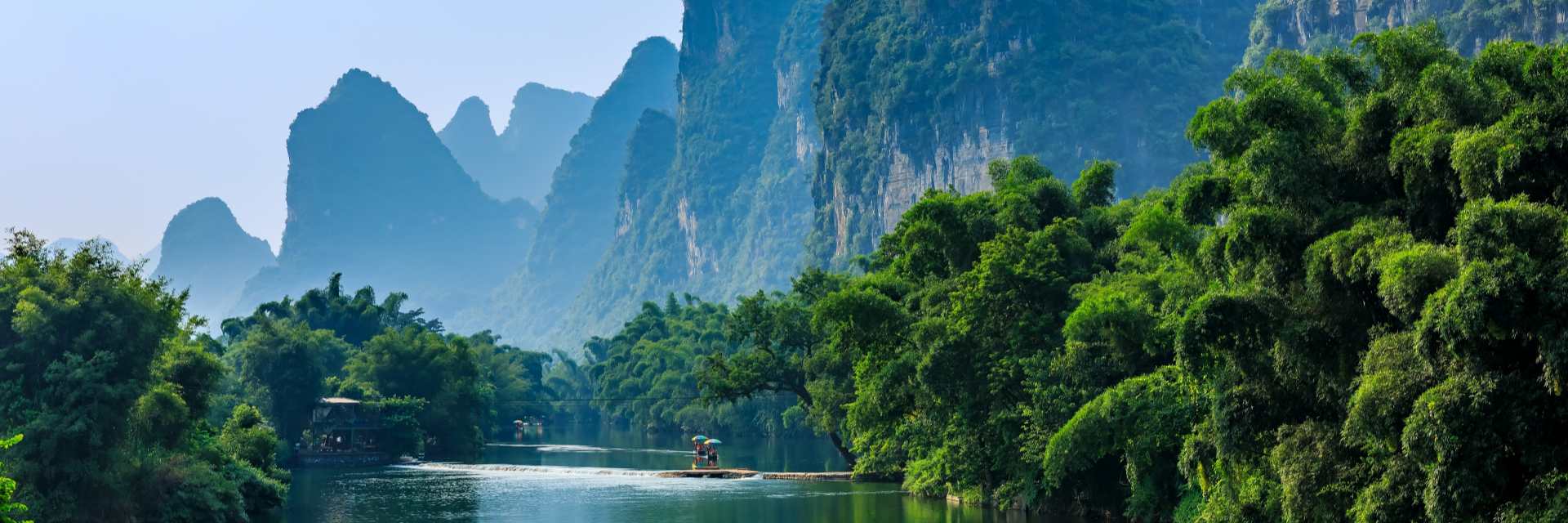 Bamboo raft