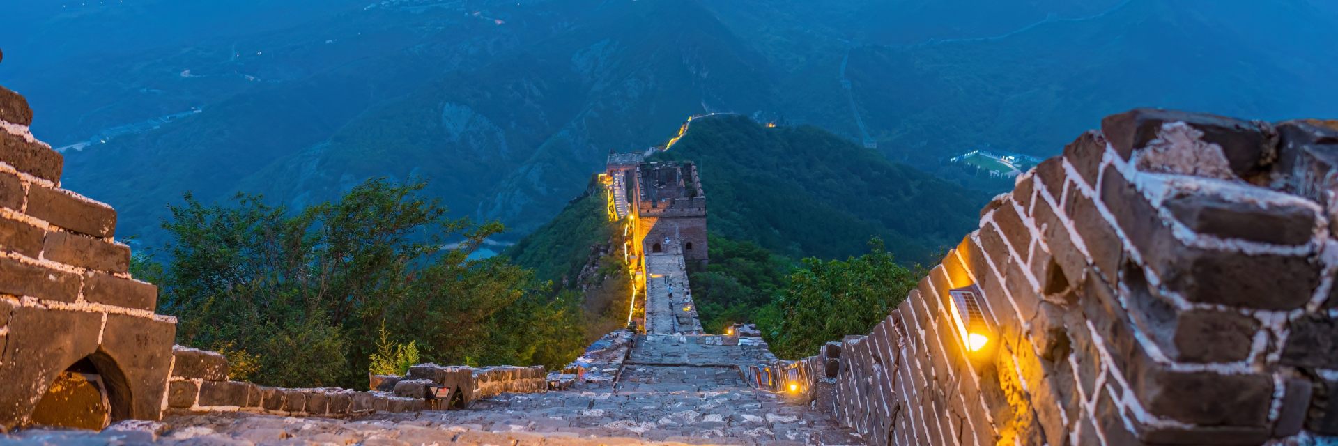 Great Wall at night