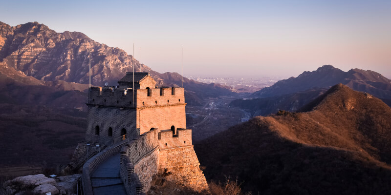 round trip cable car in Mutianyu Great Wall