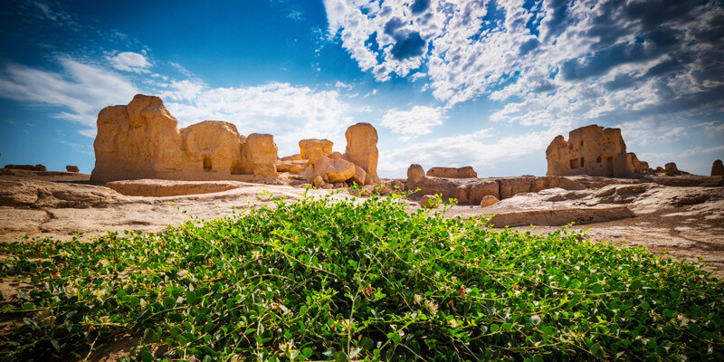 der antiken Stadt Jiaohe