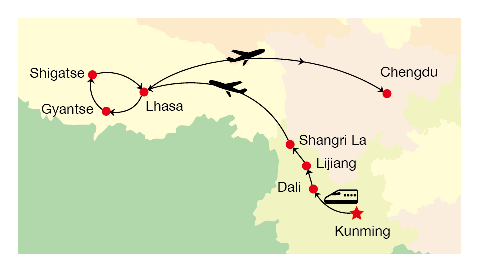 Einzigartiges Yunnan und Tibet-01