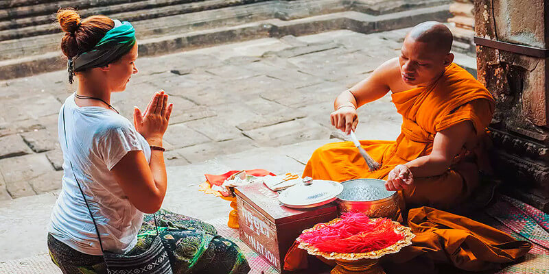 Monk's Blessing Ceremony
