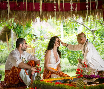 Balinese Blessing Ceremony