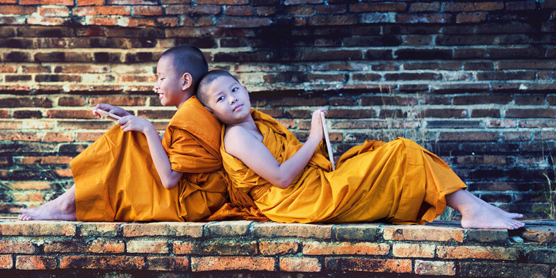 Novice-Monk-in-Temple