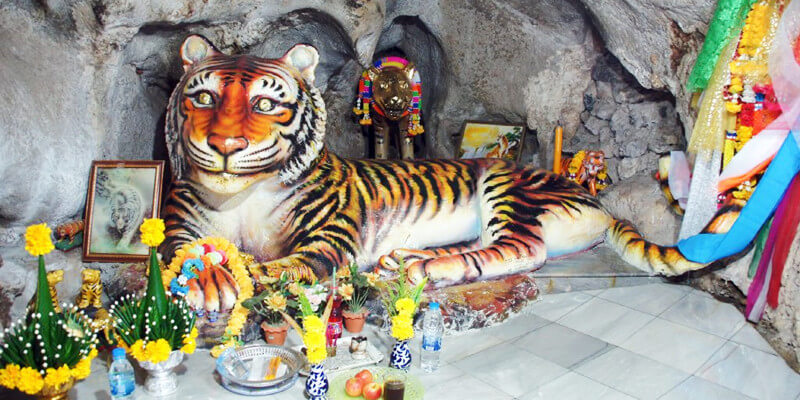 Tiger-Statue-in-the-Cave