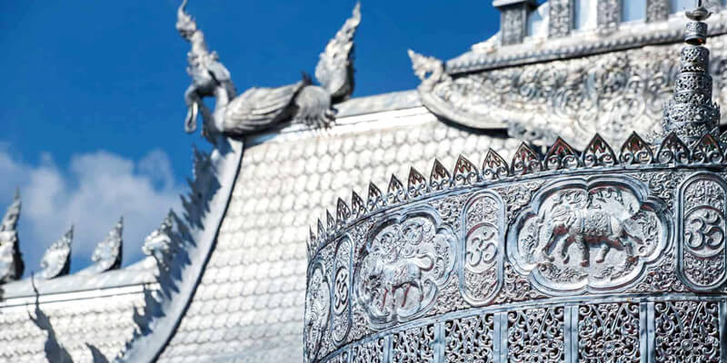Silver-Building-of-Wat-Sri-Suphan