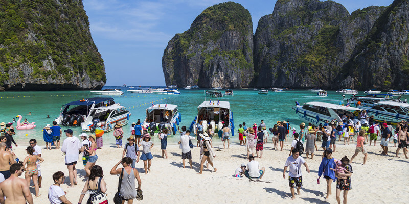 Tourists-on-Maya-Bay