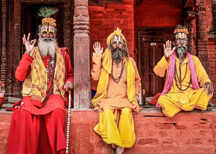 Nepal-Hindu-Monks