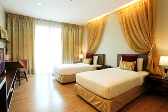 Twin-Room-of-Le-Patta-Hotel-Chiang-Rai