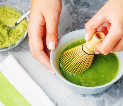 Making matcha