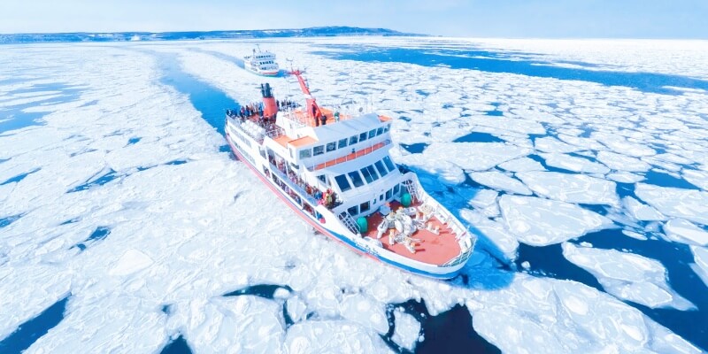Abashiri Drift Ice Sightseeing with Icebreaker Ship