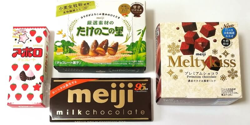 meiji-different- flavor- chocolate