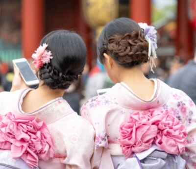 Kimono-wearing experience