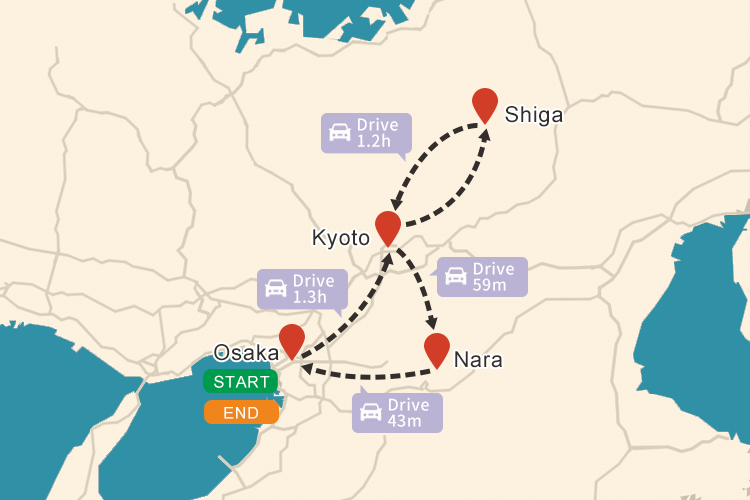 Magical Autumn Leaves Tour of Osaka and Kyoto