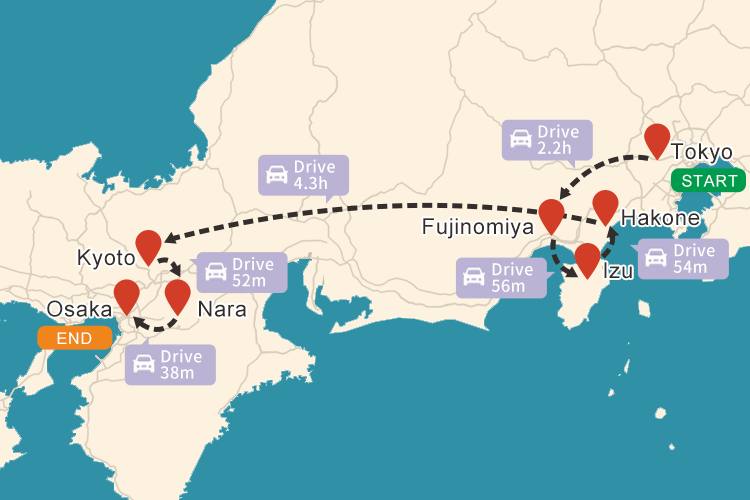 Unforgettable Romantic Sakura Tour Including Izu