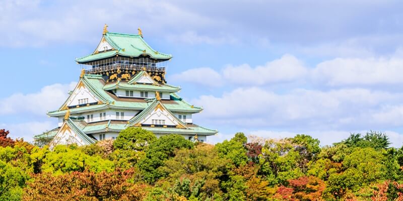 Osaka-Castle-In-Kansai-Japan