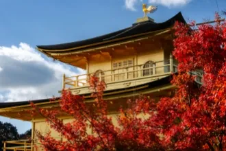 Kinkakuji-Autumn-Color